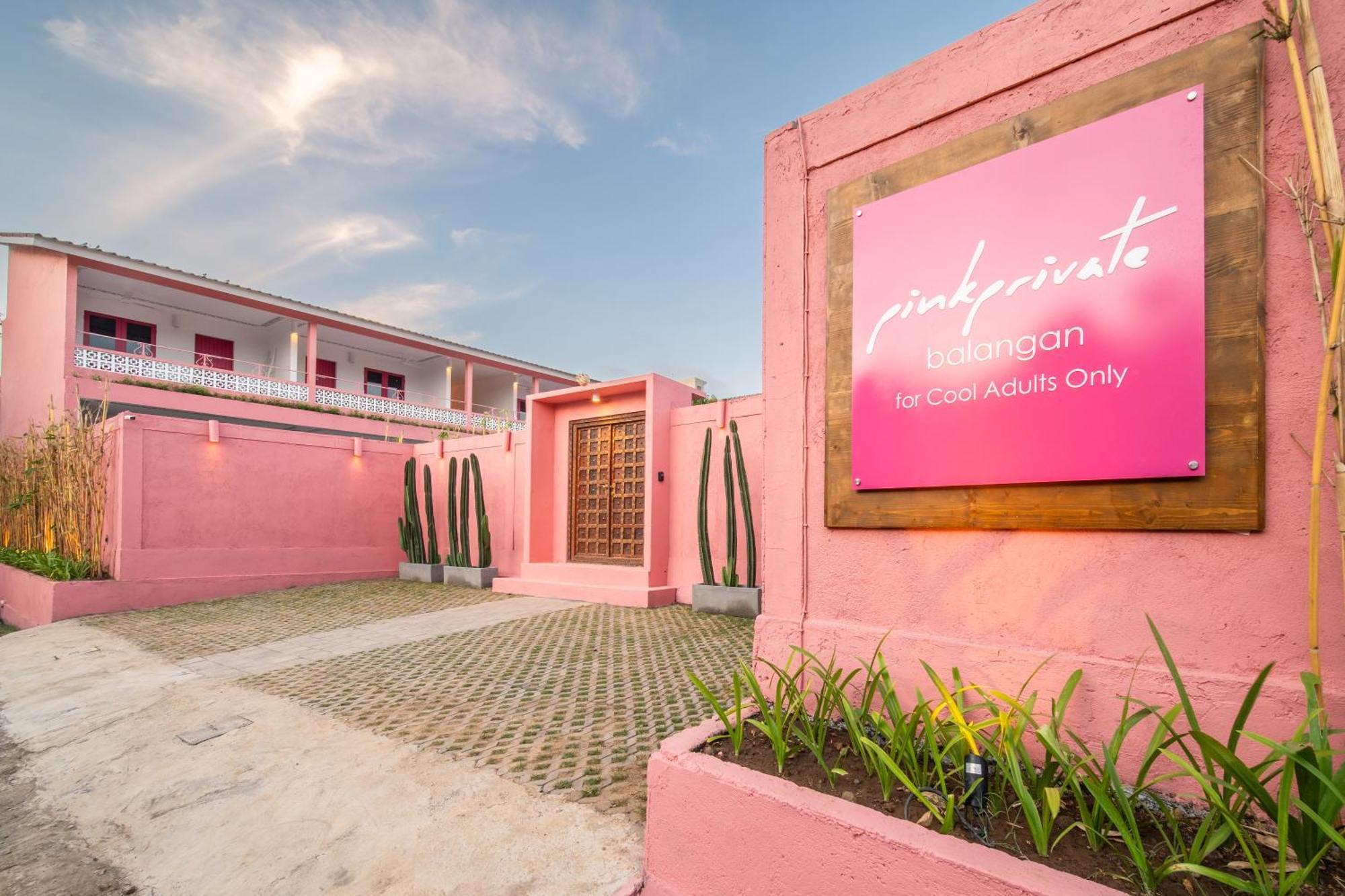 金巴兰Pinkprivate Balangan - For Cool Adults Only住宿加早餐旅馆 外观 照片
